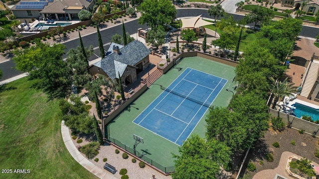 6917 E Ingram Cir, Mesa, AZ 85207 - drone / aerial view of a pool