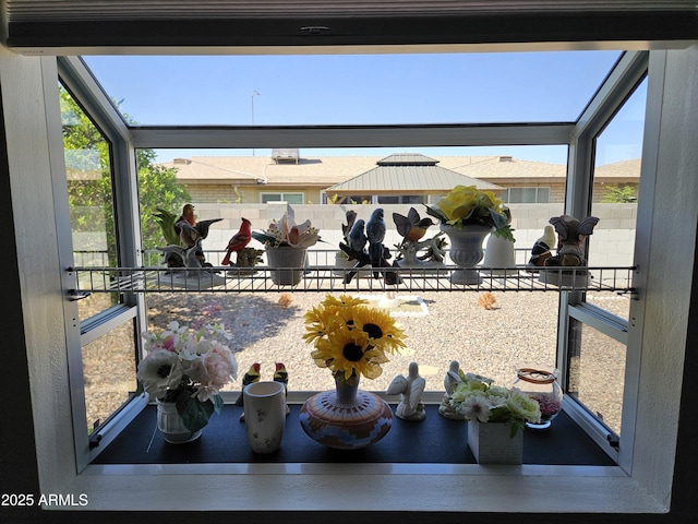 view of horse barn
