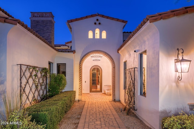 view of property entrance