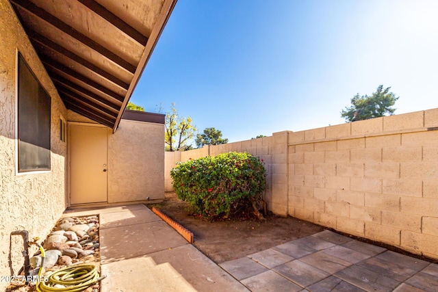 view of patio