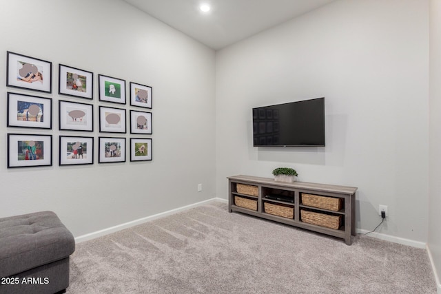 3081 E Desert Broom Pl, Chandler, AZ 85286 - living area featuring carpet flooring and baseboards