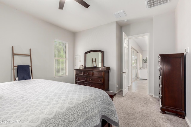 3081 E Desert Broom Pl, Chandler, AZ 85286 - carpeted bedroom featuring baseboards and ceiling fan