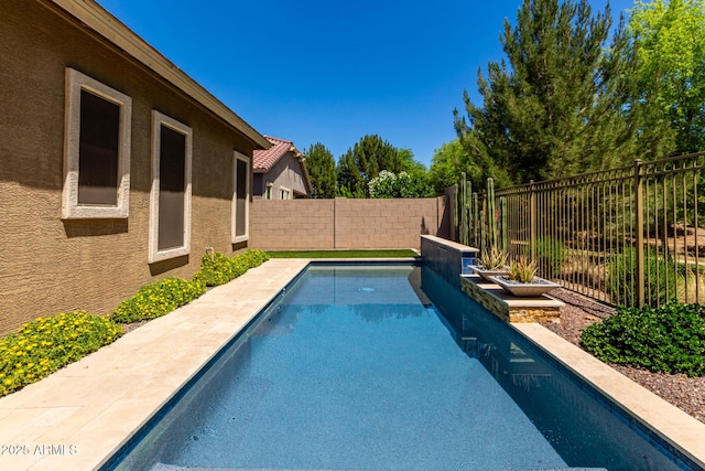 3081 E Desert Broom Pl, Chandler, AZ 85286 - view of swimming pool with a fenced backyard
