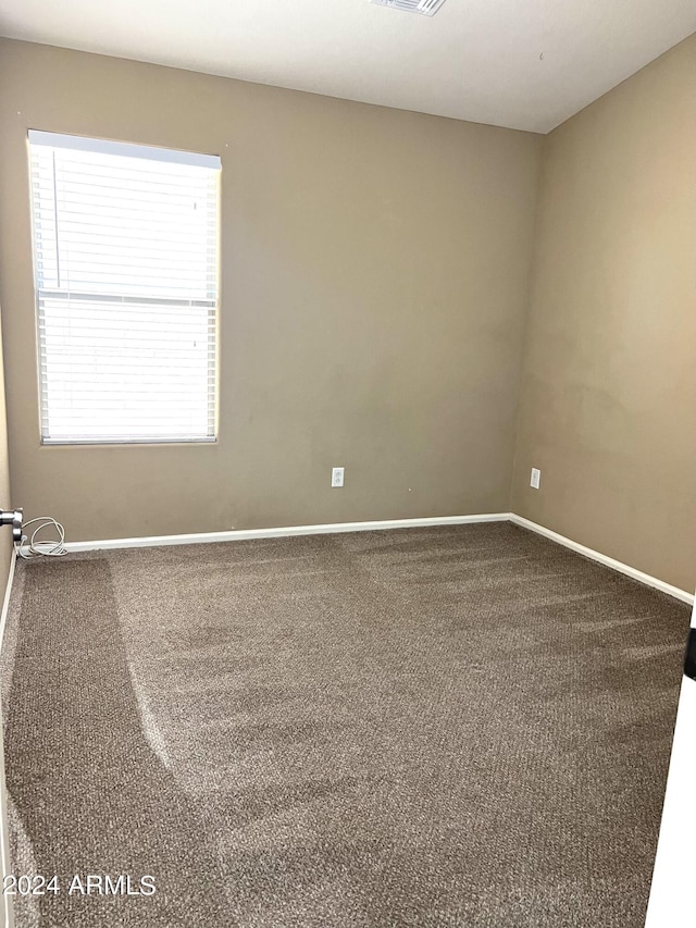 spare room with carpet