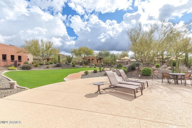 view of patio / terrace with outdoor dining space