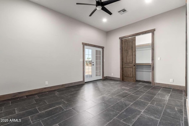 2009 S Raindance Rd, Apache Junction, AZ 85119 - empty room featuring a ceiling fan and recessed lighting