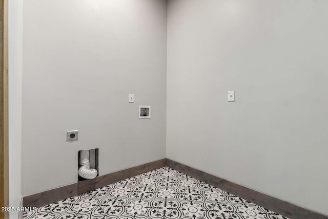 2009 S Raindance Rd, Apache Junction, AZ 85119 - washroom with hookup for an electric dryer and hookup for a washing machine