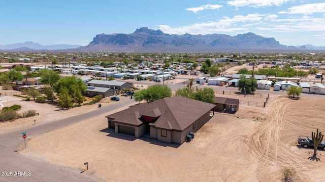 2009 S Raindance Rd, Apache Junction, AZ 85119 - aerial perspective of suburban area featuring a mountain backdrop