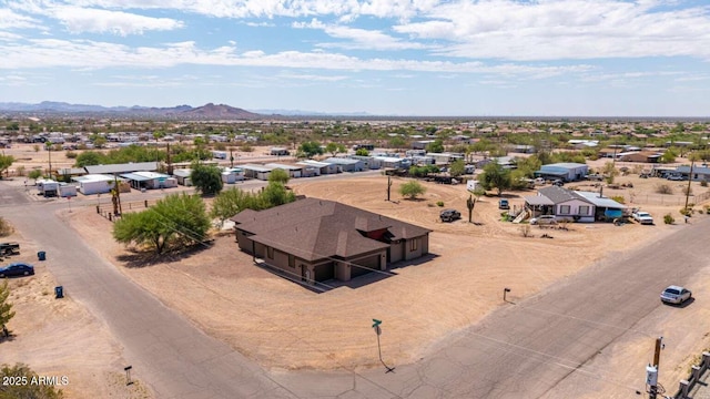 2009 S Raindance Rd, Apache Junction, AZ 85119 - aerial view of residential area featuring mountains