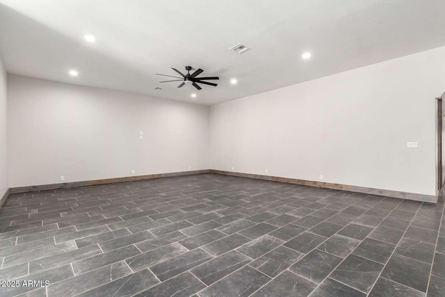 2009 S Raindance Rd, Apache Junction, AZ 85119 - empty room with a ceiling fan and recessed lighting