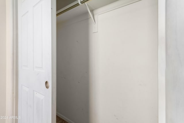 view of closet