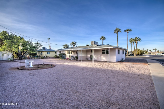 view of ranch-style house