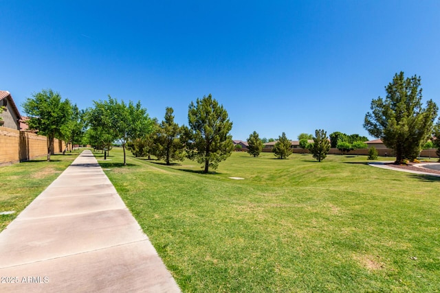 7420 E Peralta Ave, Mesa, AZ 85212 - view of yard with fence