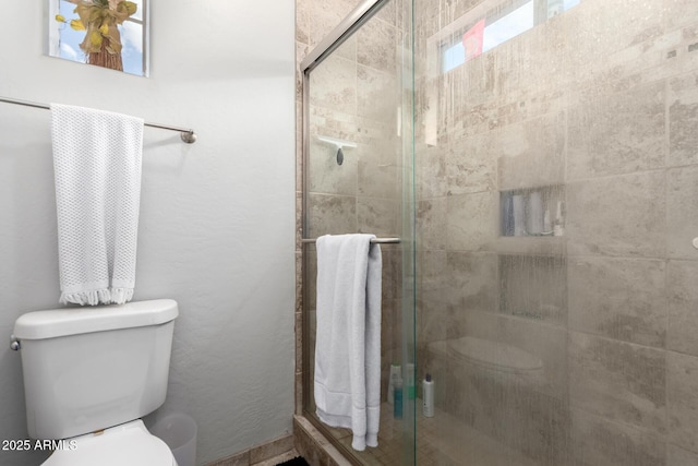 1324 S Banning St, Gilbert, AZ 85296 - bathroom featuring toilet and a shower stall