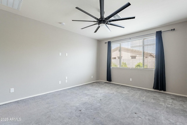 18766 W Montebello Ave, Litchfield Park, AZ 85340 - carpeted spare room with visible vents, baseboards, and ceiling fan