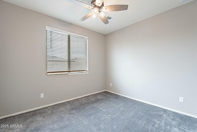 18766 W Montebello Ave, Litchfield Park, AZ 85340 - unfurnished room featuring visible vents, ceiling fan, carpet, and baseboards