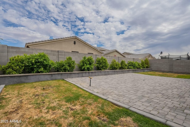 18766 W Montebello Ave, Litchfield Park, AZ 85340 - exterior space with a patio and a fenced backyard