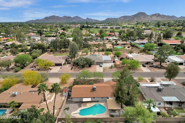 4840 E Sunnyside Dr, Scottsdale, AZ 85254 - aerial view featuring a residential view and a mountain view