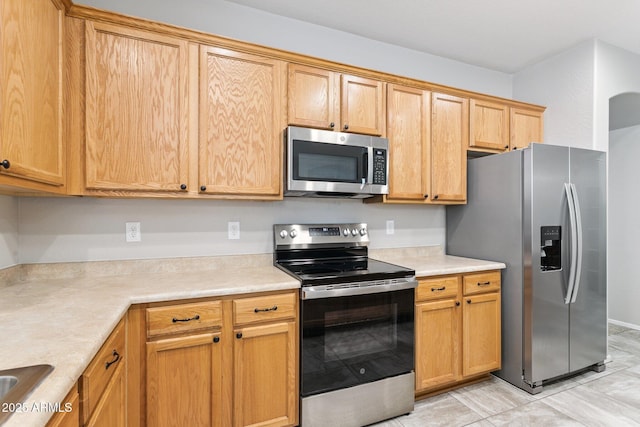 3013 W Via De Pedro Miguel, Phoenix, AZ 85086 - kitchen featuring stainless steel appliances and light countertops