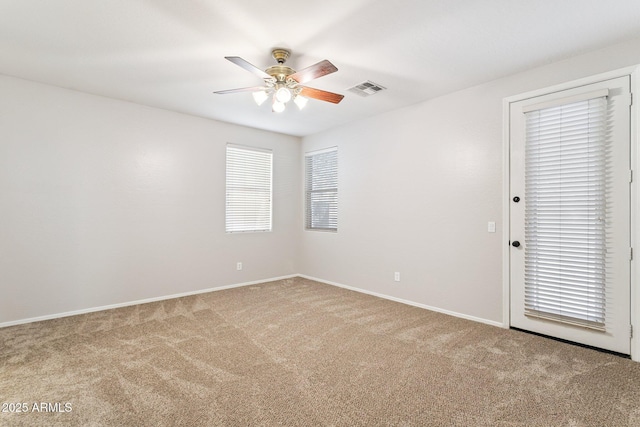 3013 W Via De Pedro Miguel, Phoenix, AZ 85086 - empty room with a ceiling fan and carpet floors