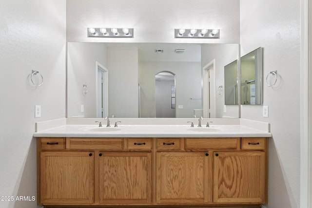 3013 W Via De Pedro Miguel, Phoenix, AZ 85086 - full bathroom with double vanity