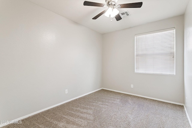 3013 W Via De Pedro Miguel, Phoenix, AZ 85086 - spare room with ceiling fan and carpet floors