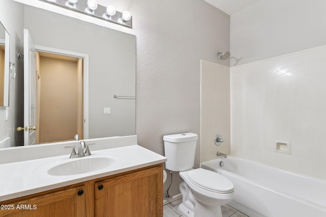 3013 W Via De Pedro Miguel, Phoenix, AZ 85086 - bathroom with vanity, tile patterned flooring, and shower / bathtub combination
