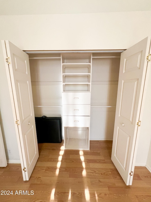 view of closet