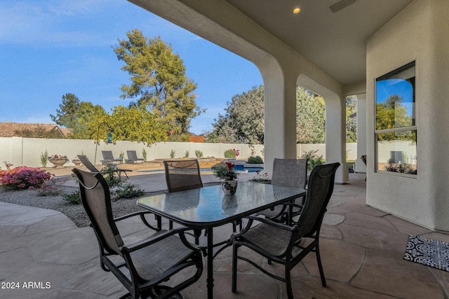 view of patio