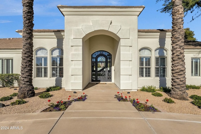 view of property entrance