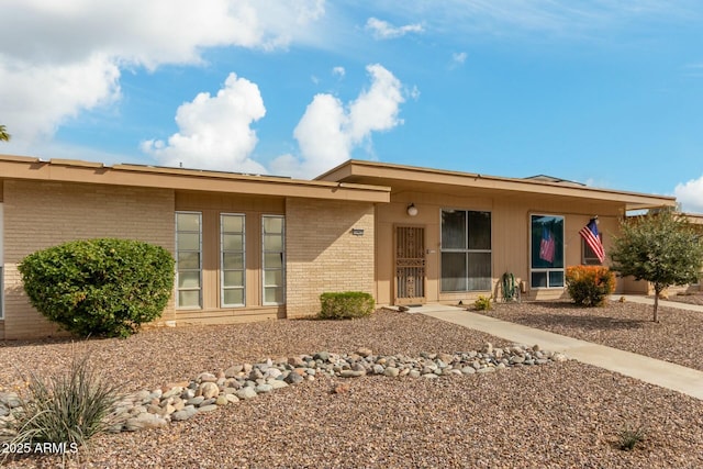 view of ranch-style house