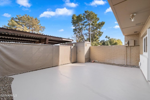 view of patio