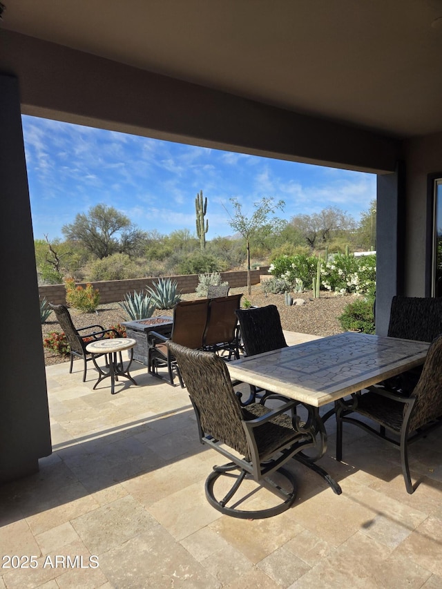 17833 E Veit Springs Dr, Rio Verde, AZ 85263 - view of patio with outdoor dining space