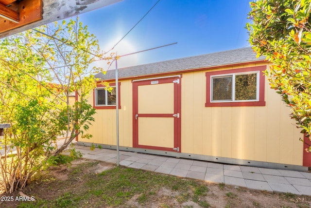 view of outbuilding