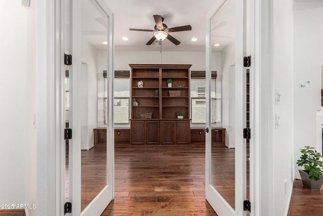 30135 N 129th Gln, Peoria, AZ 85383 - hallway with wood-type flooring and recessed lighting