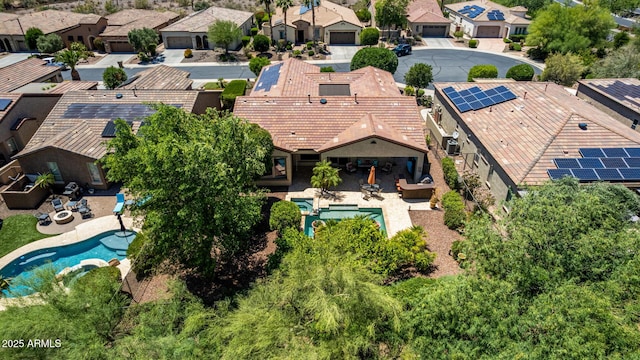 30135 N 129th Gln, Peoria, AZ 85383 - aerial view of residential area with a pool area