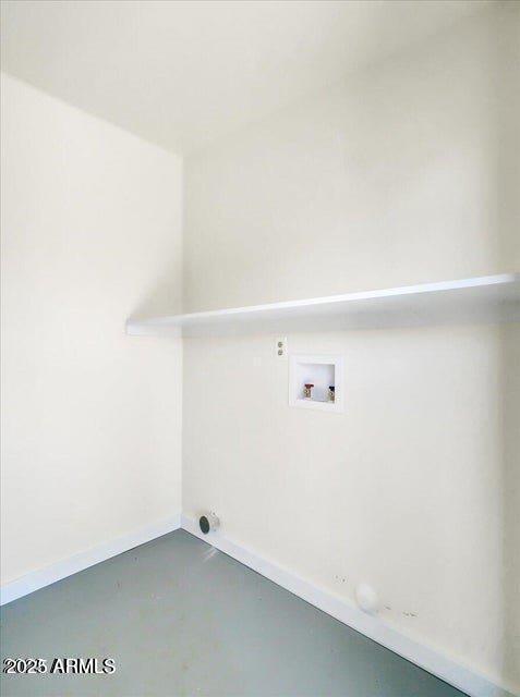 3650 E Laurel Ln, Phoenix, AZ 85028 - washroom with hookup for a washing machine and baseboards