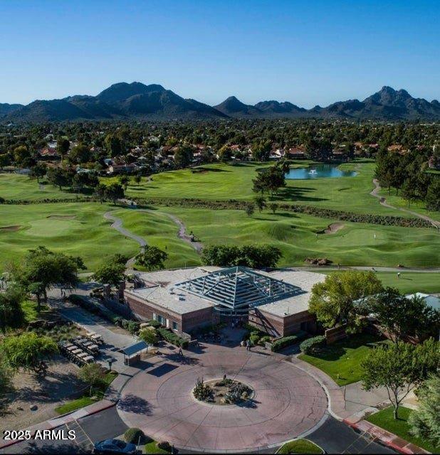 3650 E Laurel Ln, Phoenix, AZ 85028 - bird's eye view of a water and mountain view and a golf course