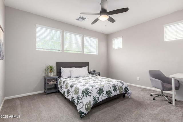 2562 N Springfield St, Buckeye, AZ 85396 - carpeted bedroom featuring baseboards and a ceiling fan