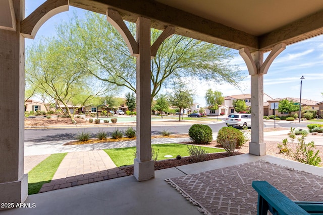 2562 N Springfield St, Buckeye, AZ 85396 - covered porch with a residential view