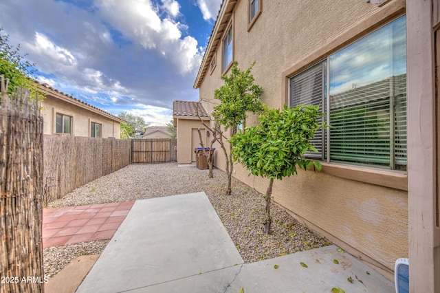 view of patio / terrace featuring a fenced backyard