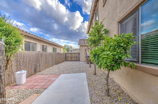 view of patio / terrace with a fenced backyard