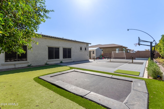 view of rear view of property