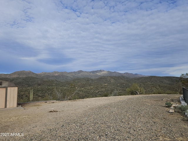 view of mountain feature