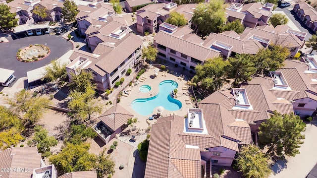 bird's eye view featuring a residential view