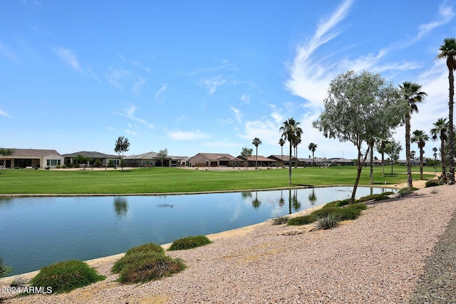 view of water feature