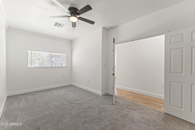 5808 W Myrtle Ave, Glendale, AZ 85301 - unfurnished bedroom featuring carpet floors, baseboards, and ceiling fan