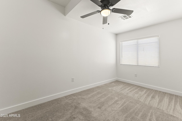5808 W Myrtle Ave, Glendale, AZ 85301 - empty room with carpet floors, baseboards, and ceiling fan