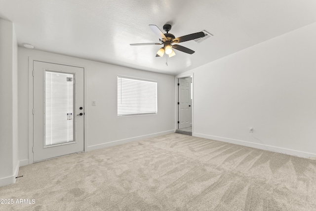 5808 W Myrtle Ave, Glendale, AZ 85301 - empty room with carpet floors, ceiling fan, and baseboards