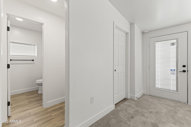 5808 W Myrtle Ave, Glendale, AZ 85301 - entryway featuring baseboards and light wood-style flooring
